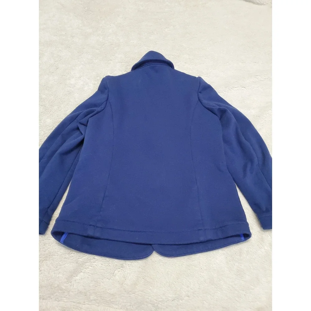 Mini Boden Blue Button Blazer Cardigan 6 7 Classic Preppy Academia Kidcore‎ Cute